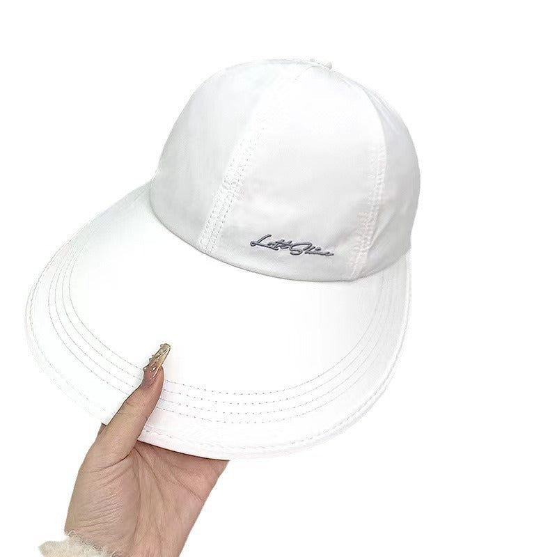 Wholesale Sun protection hat for women in summer with enlarged brim, light, breathable and quick-drying cap